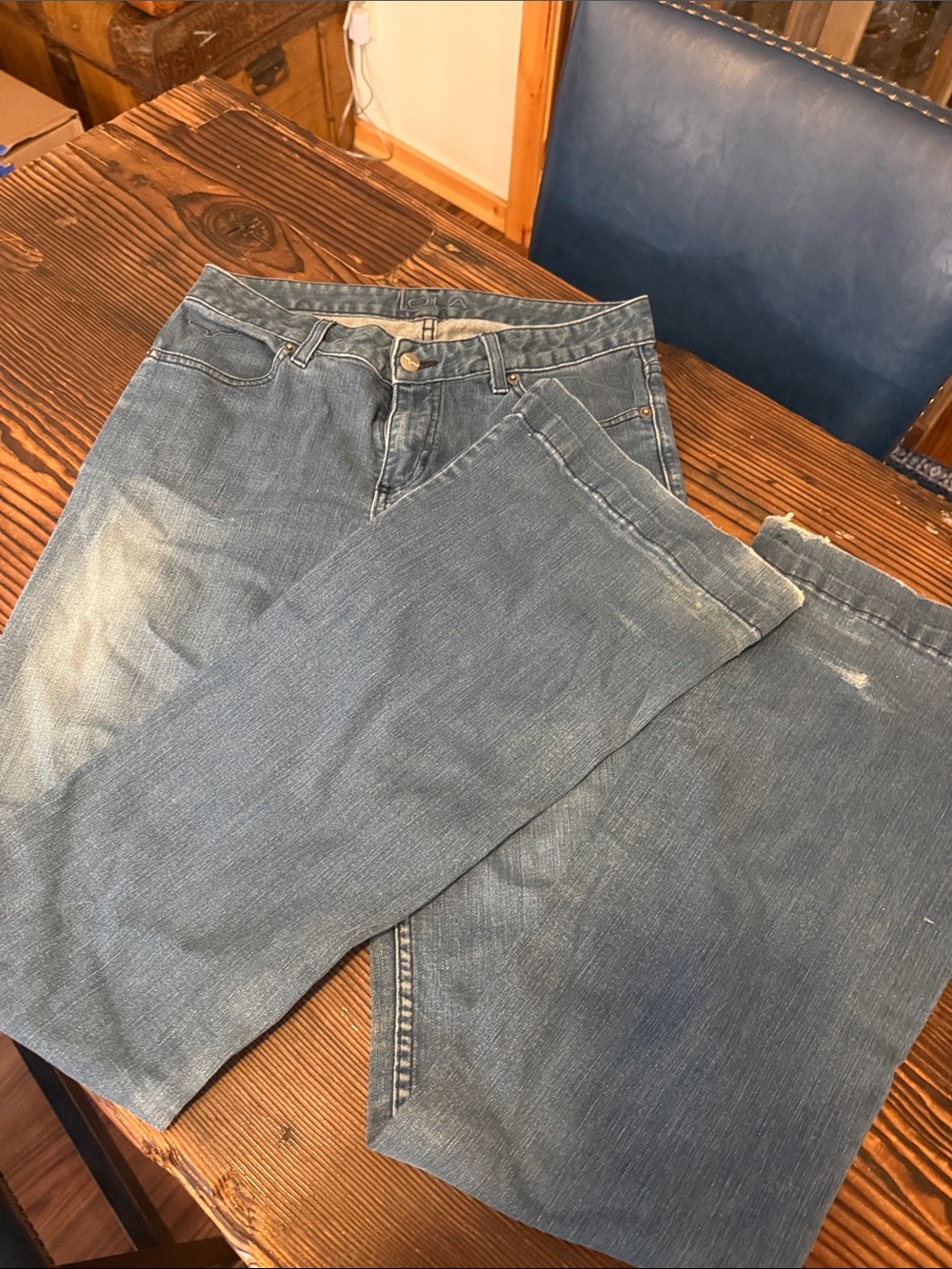 Classic Women's Blue Denim Jeans - Comfortable Everyday Fit